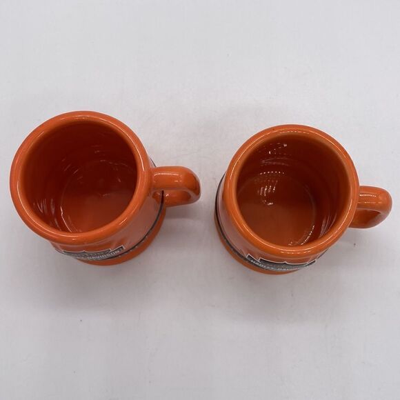 Harley-Davidson Mini Mugs Ceramic Set of 2 - Picture 2 of 5